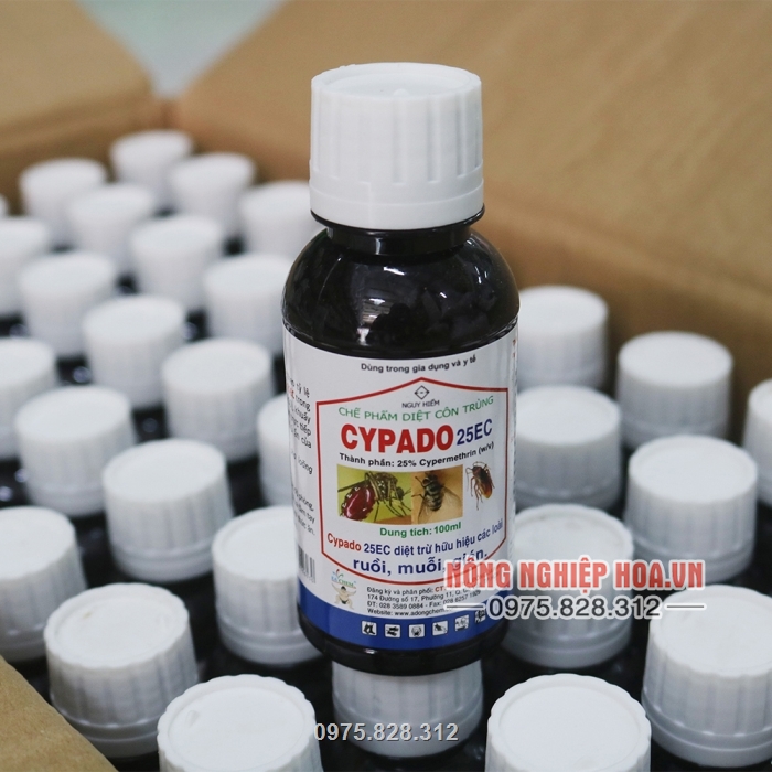 Thuốc diệt muỗi y tế CYPADO 25EC được nhập khẩu từ Ấn Độ