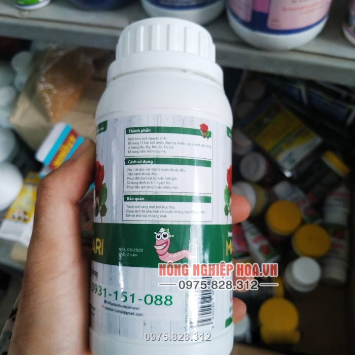 Sản phẩm thủy phân trực tiếp từ con trùn quế Sản phẩm thủy phân trực tiếp từ con trùn quế